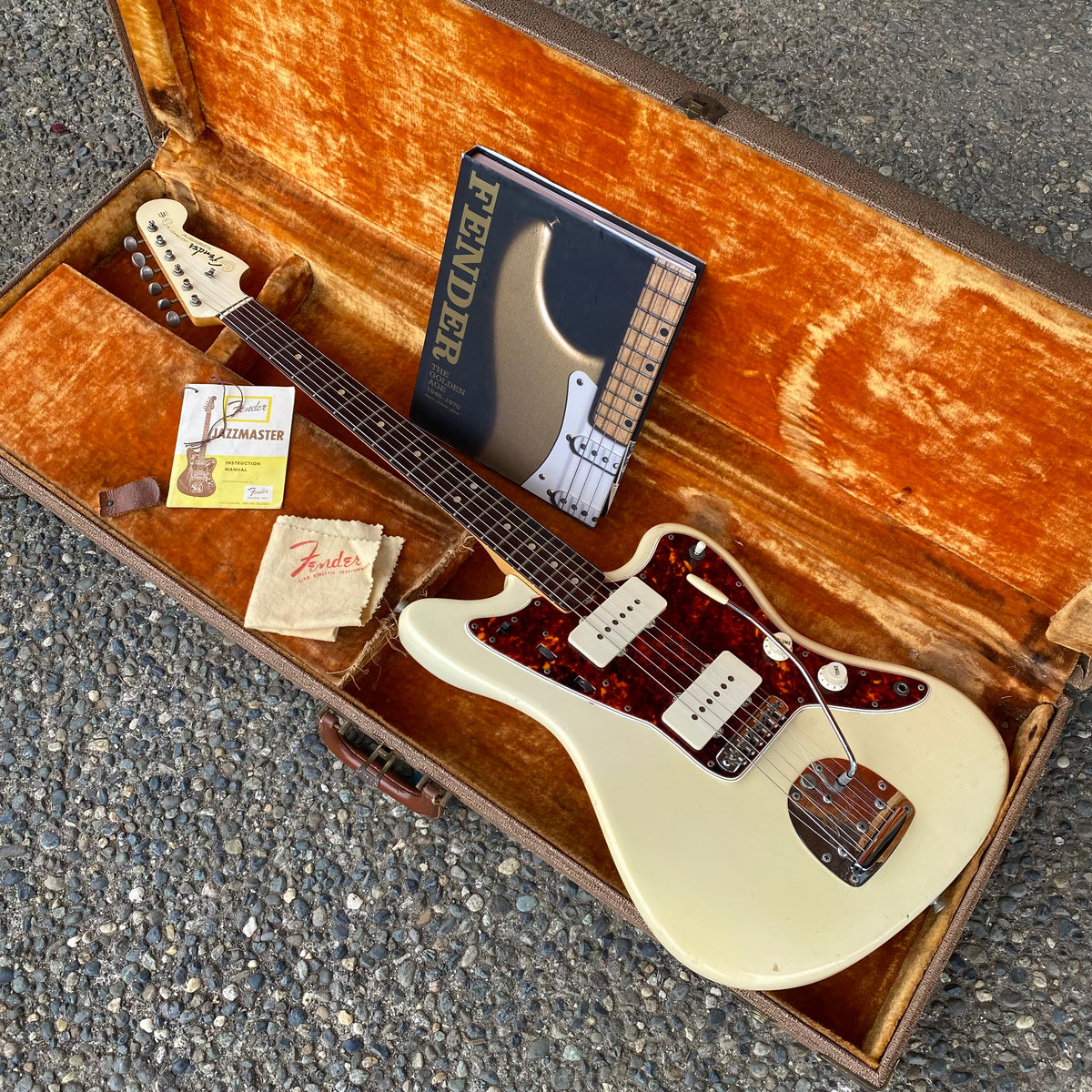 1958/1965 Fender Jazzmaster - Factory Olympic White Finish