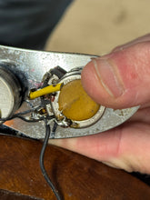 Load image into Gallery viewer, 1966 Fender Mustang PAT Gibson Pickup Embossed Cover