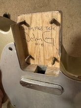 Load image into Gallery viewer, Fender John Cruz Masterbuilt Custom Shop 1963 Telecaster 2013 - Inca Silver Metallic Over Sunburst