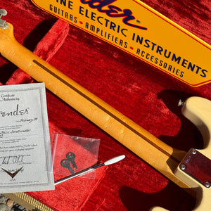 1999 Fender Custom Shop Cunetto '57 Reissue Stratocaster Relic John Cruz Blonde 1950s