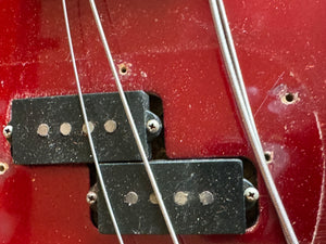 1972 Fender Precision Bass - Custom Color Candy Apple Red