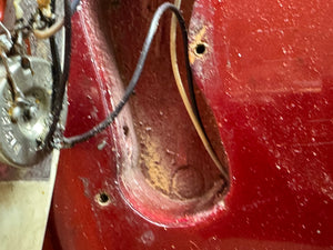 1972 Fender Precision Bass - Custom Color Candy Apple Red