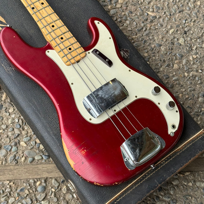 1972 Fender Precision Bass - Custom Color Candy Apple Red