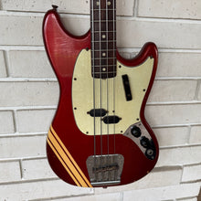 Load image into Gallery viewer, 1969 Fender Mustang Bass Competition Red
