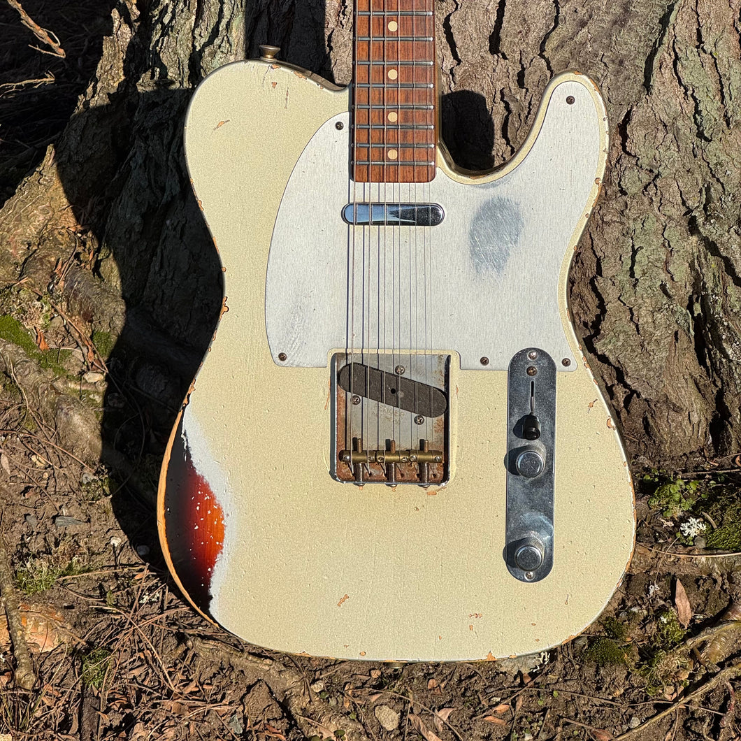 Fender John Cruz Masterbuilt Custom Shop 1963 Telecaster 2013 - Inca Silver Metallic Over Sunburst